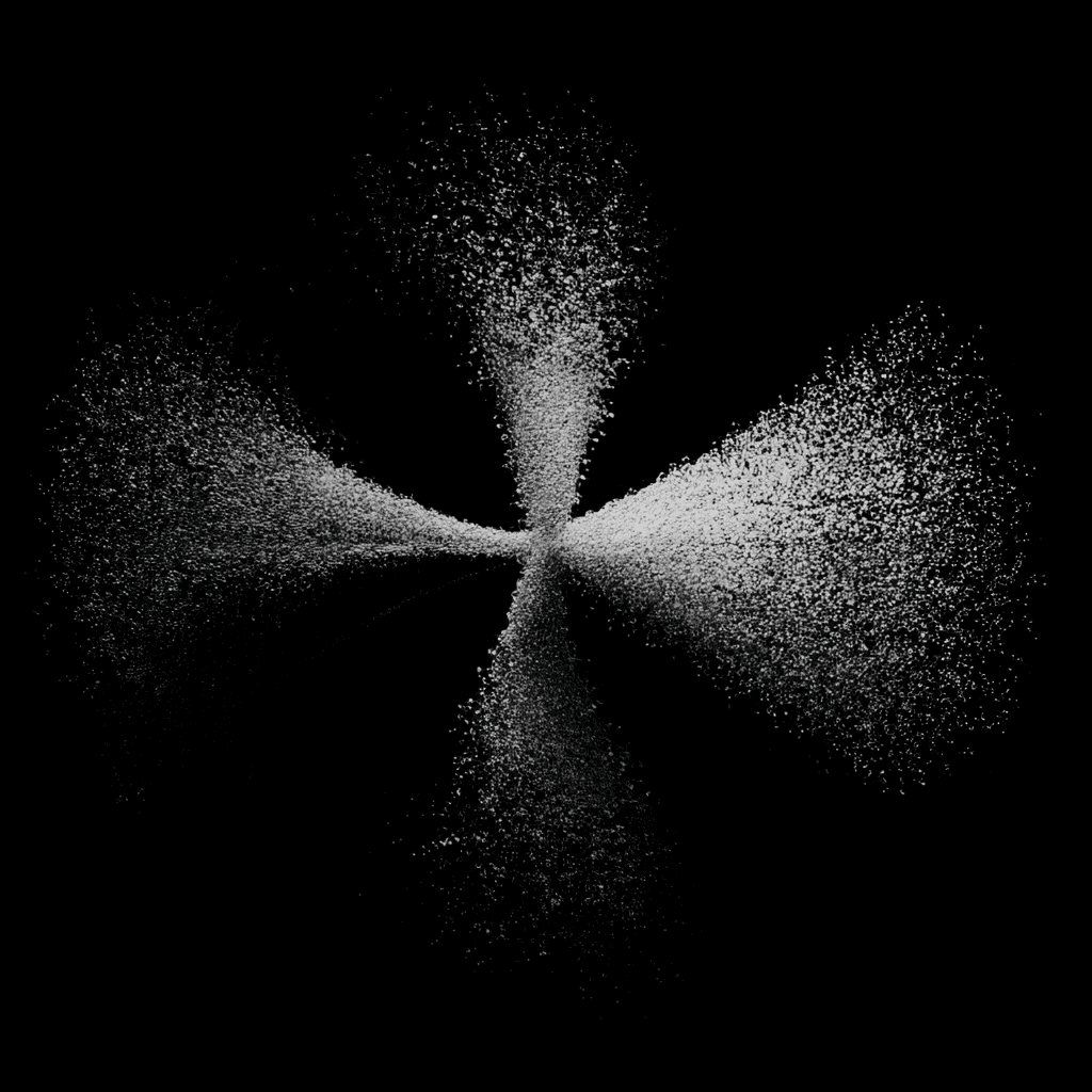 Abstract blue artwork — prediction market resolution research